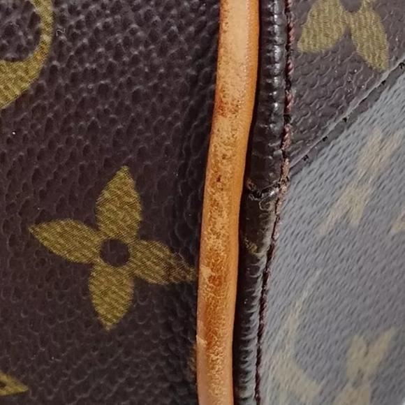 Louis Vuitton LV Hand Bag Ellipse MM Brown Monogram Brown Leather Tote Bag - Picture 10 of 15